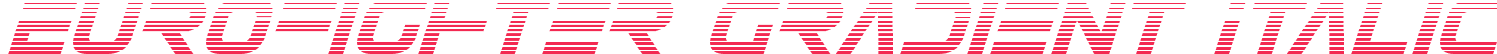 Eurofighter Gradient Italic